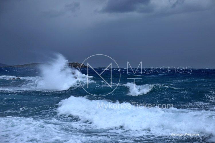 Marine Forecast: Συνέχιση των Βορείων Θυελλωδών Ανέμων έως 8 bf  στο Νοτιοανατολικό Αιγαίο - Διαρκής Ετοιμότητα από το Λιμεναρχείο Μυκόνου!!