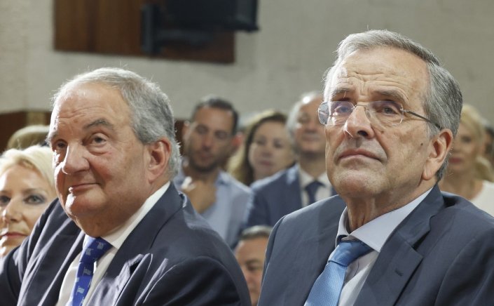 Past PM Karamanlis-Samaras: Τι σηματοδοτεί η νέα κοινή εμφάνιση Καραμανλή - Σαμαρά