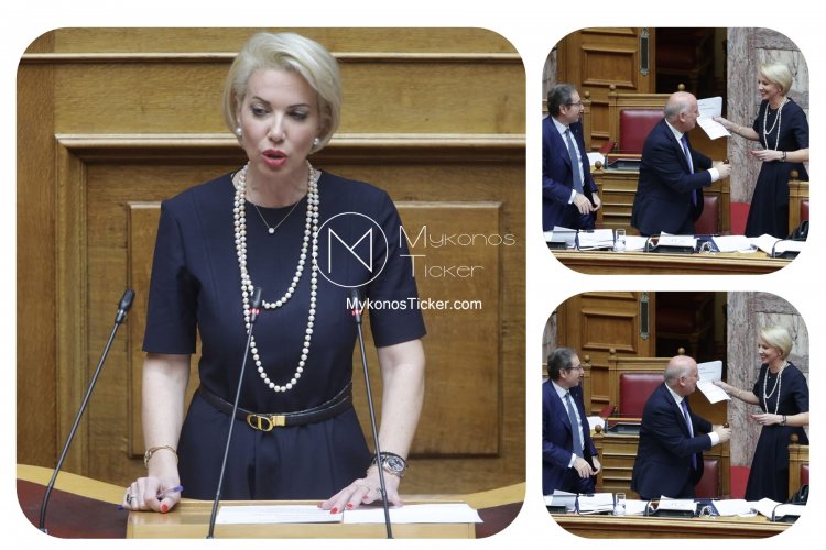MP Katerina Monogiou' speech: Ενωμένες μπορούμε να αλλάξουμε το μέλλον για τις γυναίκες και τα παιδιά [Video]