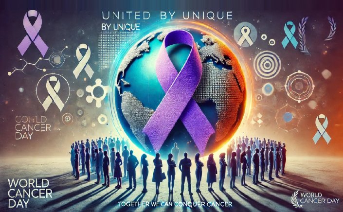 World Cancer Day 2025: Η παγκόσμια κοινότητα τιμά την Ημέρα με το σύνθημα “Ενωμένοι από την μοναδικότητα”, με έμφαση σε μια ανθρωποκεντρική προσέγγιση στη φροντίδα του καρκίνου!!