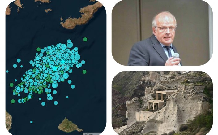 Santorini earthquakes - Τσελέντης: Δεν βλέπω καμία ύφεση – Με τα 5,2R επιβεβαιώνεται ότι δεν «είμαστε καλύτερα» ως προς τη σεισμικότητα