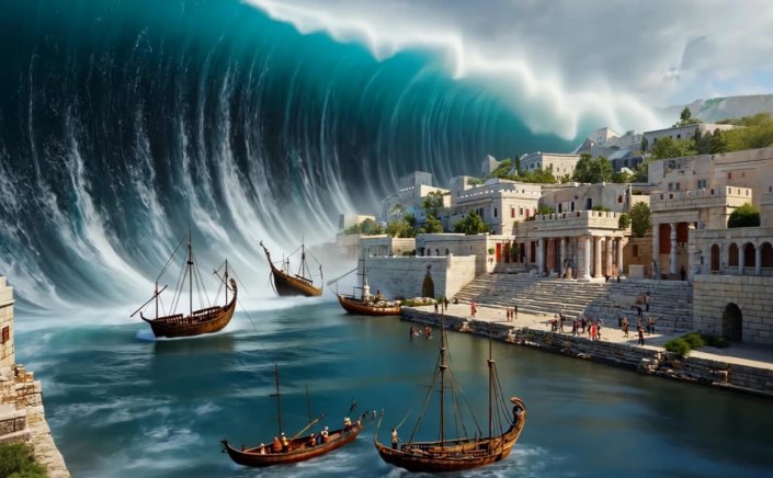 Santorini Volcano: Πώς το ηφαίστειο της Σαντορίνης άλλαξε την ιστορία!! Πώς η έκρηξη εξαφάνισε τον Μινωικό πολιτισμό - Εντυπωσιακό Video αναπαριστά το κολοσσιαίο τσουνάμι!!