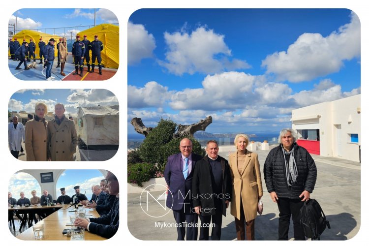 Santorini earthquakes - MP Katerina Monogiou: «Εξετάζονται μέτρα  ενίσχυσης των επαγγελματιών που επλήγησαν από τους σεισμούς»