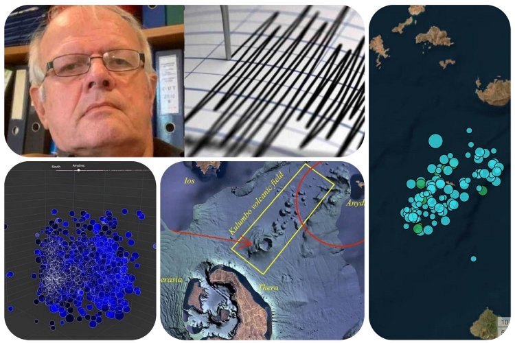 Santorini earthquakes - Τσελέντης: Ας ελπίσουμε ότι μια πιθανή εκροή λάβας από το ηφαίστειο θα είναι ήπια και όχι εκρηκτική