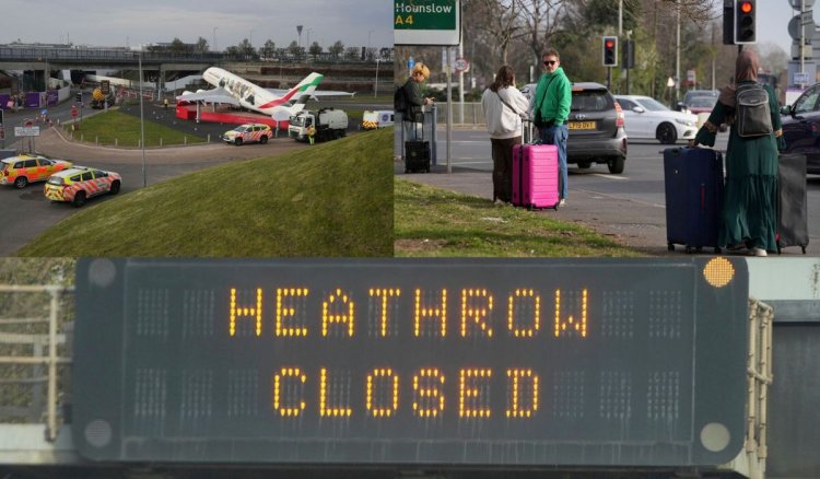 Fire shuts Heathrow Airport: Υπό έλεγχο η φωτιά στο Χίθροου!! Ταλαιπωρία για χιλιάδες επιβάτες - «Δεν υπάρχει ένδειξη για εγκληματική πράξη»