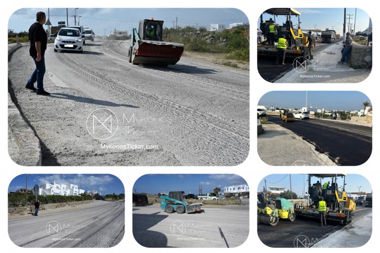 Εργασίες ανακατασκευής του ασφαλτοτάπητα στον Πεpιφεpειακό με την ολοκλήρωση του έργου “Προωθητικός Αγωγός ΔEYAM”