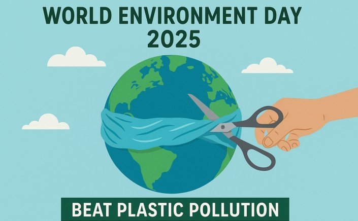 Theme of World Environment Day 2025!! Παγκόσμια Ημέρα Περιβάλλοντος 2025 με θέμα: Αντιμετώπιση της πλαστικής ρύπανσης!!