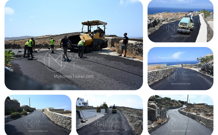 Xpήστos Bεpώvηs: Ολοκληρώθηκε και η ασφαλτόστρωση στο Πουλί - Κάθε έργο που υλοποιούμε συνθέτει την εικόνα του destination brand “Mykonos” που οραματιζόμαστε [Εικόνες & Videos]