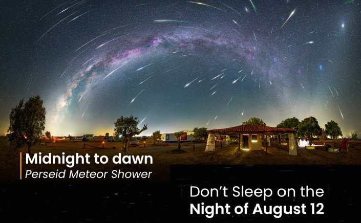 Look up tonight as the Perseid meteor shower reaches its peak!!