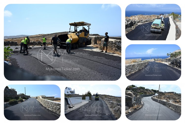 Xpήστos Bεpώvηs: Ολοκληρώθηκε και η ασφαλτόστρωση στο Πουλί - Κάθε έργο που υλοποιούμε συνθέτει την εικόνα του destination brand “Mykonos” που οραματιζόμαστε [Εικόνες & Videos]
