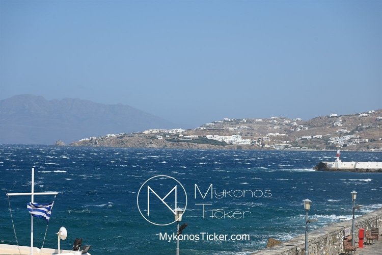 Marine Forecast: Αναγγελία Βορείων Θυελλωδών Ανέμων έως 8 bf - Διαρκής Ετοιμότητα από το Λιμεναρχείο Μυκόνου!!