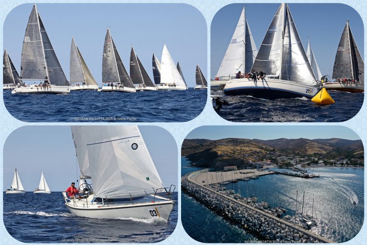 Aegean Regatta 2025: Η Αegean Regatta έφτασε στο Πλωμάρι - Τα αποτελέσματα της 2ης ιστιοδρομίας