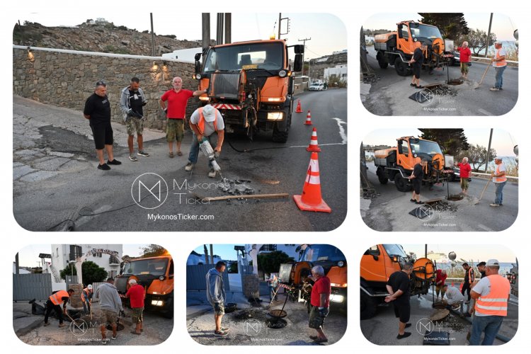 ΔΕΥΑ Μυκόνου: Συνεχίζονται αδιάκοπα οι παρεμβάσεις στο δίκτυο λυμάτων - Καθαρισμός φρεατίων και αγωγών στo Τούρλο [Εικόνες & Video]