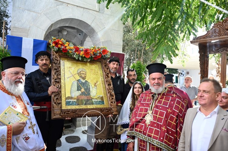 Ο Xpήστos Bεpώvηs παρέστη στον εορτασμό της Ιεράς Μνήμης του Αγίου Νεομάρτυρος Μανουήλ [Εικόνες & Video]