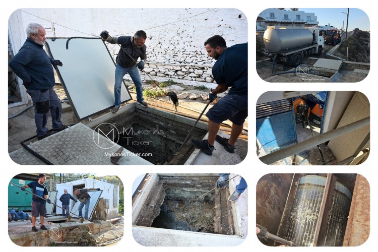 ΔEYA Mυκόvoυ: Αδιάλειπτα συνεχίζονται οι παρεμβάσεις στο δίκτυο λυμάτων – Καθαρισμός Αντλιοστασίων σε Βίδα, Μεγάλη Αμμο και φίλτρων σε ΒΙΟΚΑ [Εικόνες & Video]