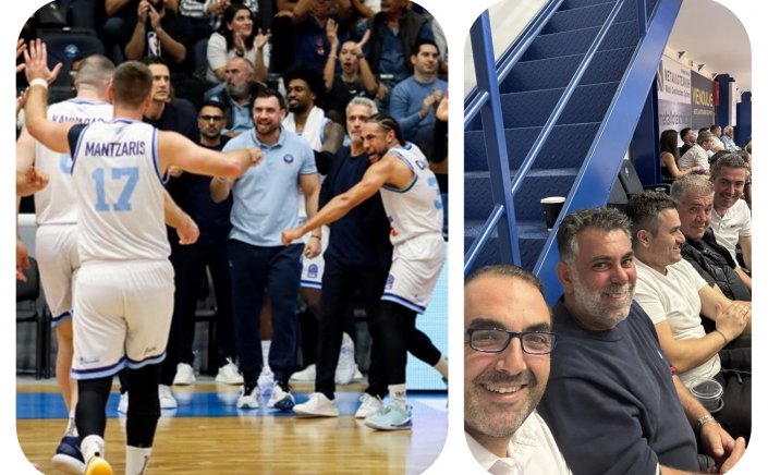 Σταύρος Γρύμπλας: Ο Δήμος συγχαίρει την ομάδα μπάσκετ της Μυκόνου για την σπουδαία νίκη επί του Αμαρουσίου στο «Ιωάννης Χανιώτης»