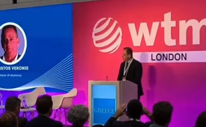 WTM 2025 - Xpήστos Bεpώvηs: Συνεχίζουμε για μια Μύκονο, αυθεντική, βιώσιμη, περήφανη για τις αξίες και τα επιτεύγματά της και ελκυστική για κάθε επισκέπτη [Video]