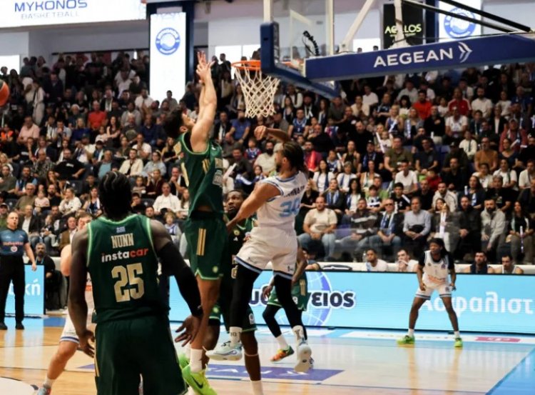 Μύκονος-Παναθηναϊκός 65 - 78: Το «One Ναν Show» γλίτωσε τον Παναθηναϊκό στη Μύκονο