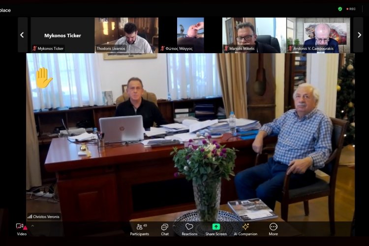 Χρήστος Βερώνης: Η Μύκονος θα πρωταγωνιστεί κοιτώντας την Κεντρική Εξουσία στα μάτια. «Δεν αντιδικούμε, διεκδικούμε θεσμικά με όρους Μυκόνου» [Video]