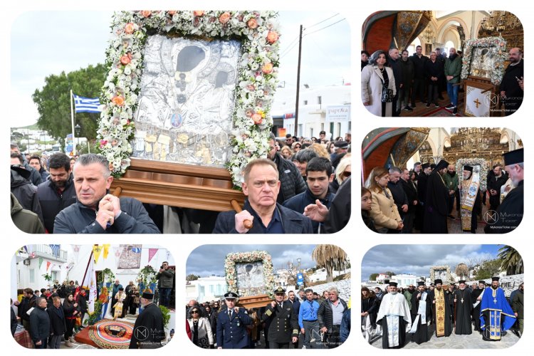 Mayor of Mykonos, Χρήστος Βερώνης: Η Λιτανευτική Κάθοδος της Παναγίας Τουρλιανής ως θεσμικό μήνυμα Ταυτότητας, Ενότητας και Προόδου για τη Μύκονο