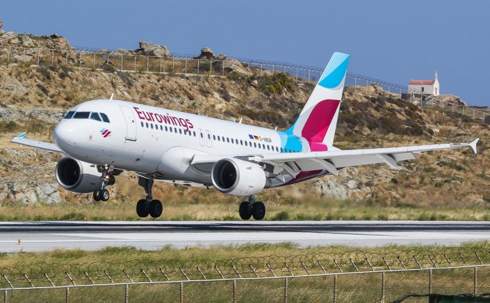 Eurowings - AEGEAN Flights: Μεγαλώνει η αεροπορική διασύνδεση της Μυκόνου -Νέες πτήσεις από την Eurowings μέσω στρατηγικής συνεργασίας με την AEGEAN