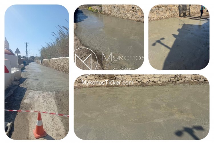 Mykonos Infrastructure Reset: Ριζική ανακατασκευή οδοστρώματος στο Μαράθι - Η τεχνική στρατηγική Βερώνη για σσφαλείς δρόμους στο Νησί