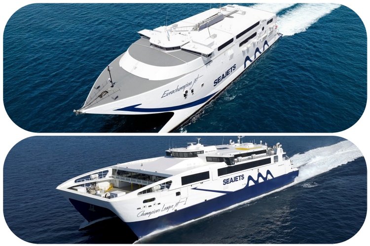 Piraeus-Cyclades-Heraklion Ferries: Ξεκινούν στις 3/4 και 4/4 τα δρομολόγια-express των Champions League Jet 1 & Eurochampion Jet - Κρήτη & Κυκλάδες πιο κοντά!!